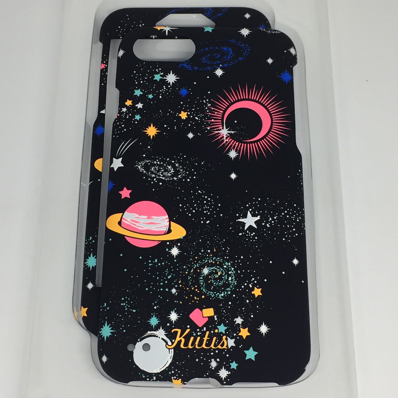 เคสคูทิส(Kutis)เคสไอโฟน7,8,SEปี2020(ลายอวกาศ)มาใหม่ เคสประกบหน้า-หลัง เคสเรืองแสง เคสลายวินเทจ ร้านSuperhero Klongthom