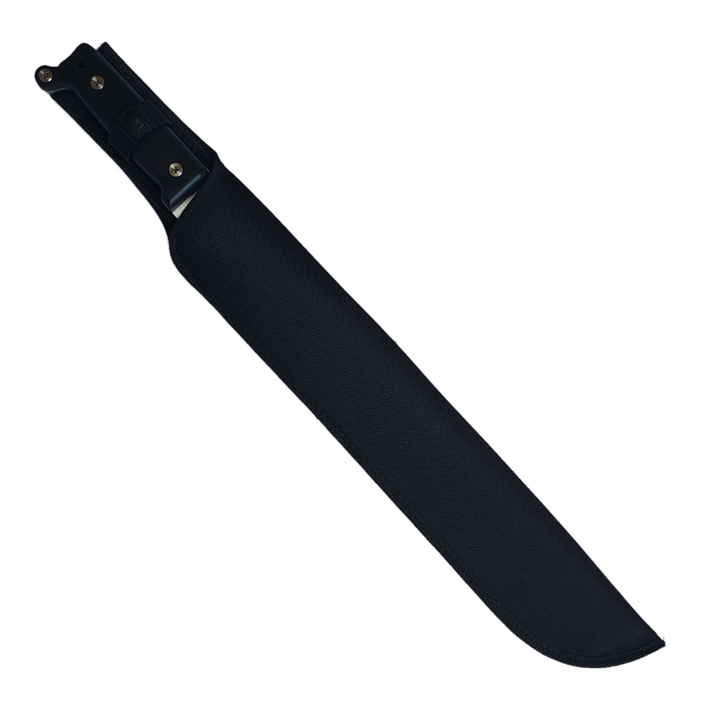 มีดใบตาย มีดมาเชเต้ Machete ขนาด 21.3 นิ้ว (54 ซม.) สีเงินพร้อมซองไนล่อนสำหรับเก็บมีด