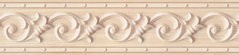 MB-03 Wall Border Sticker วอลล์เปเปอร์ไวนิล ลายบัวแต่งขอบ หน้ากว้าง 10.8 cm