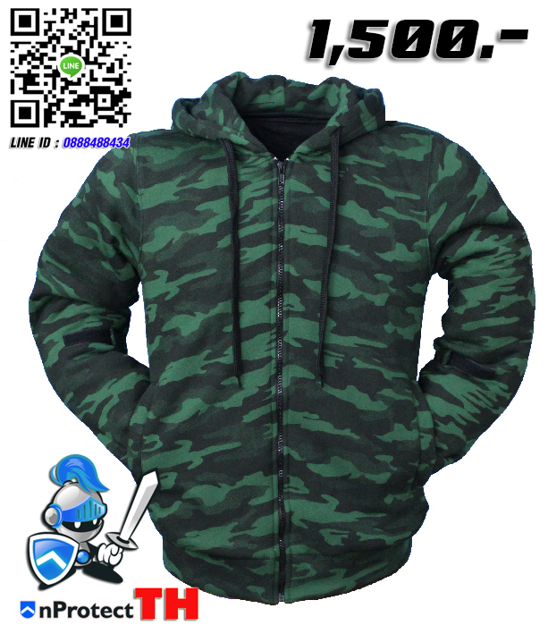 เสื้อฮู้ดการ์ดบิ๊กไบค์ HOOD25