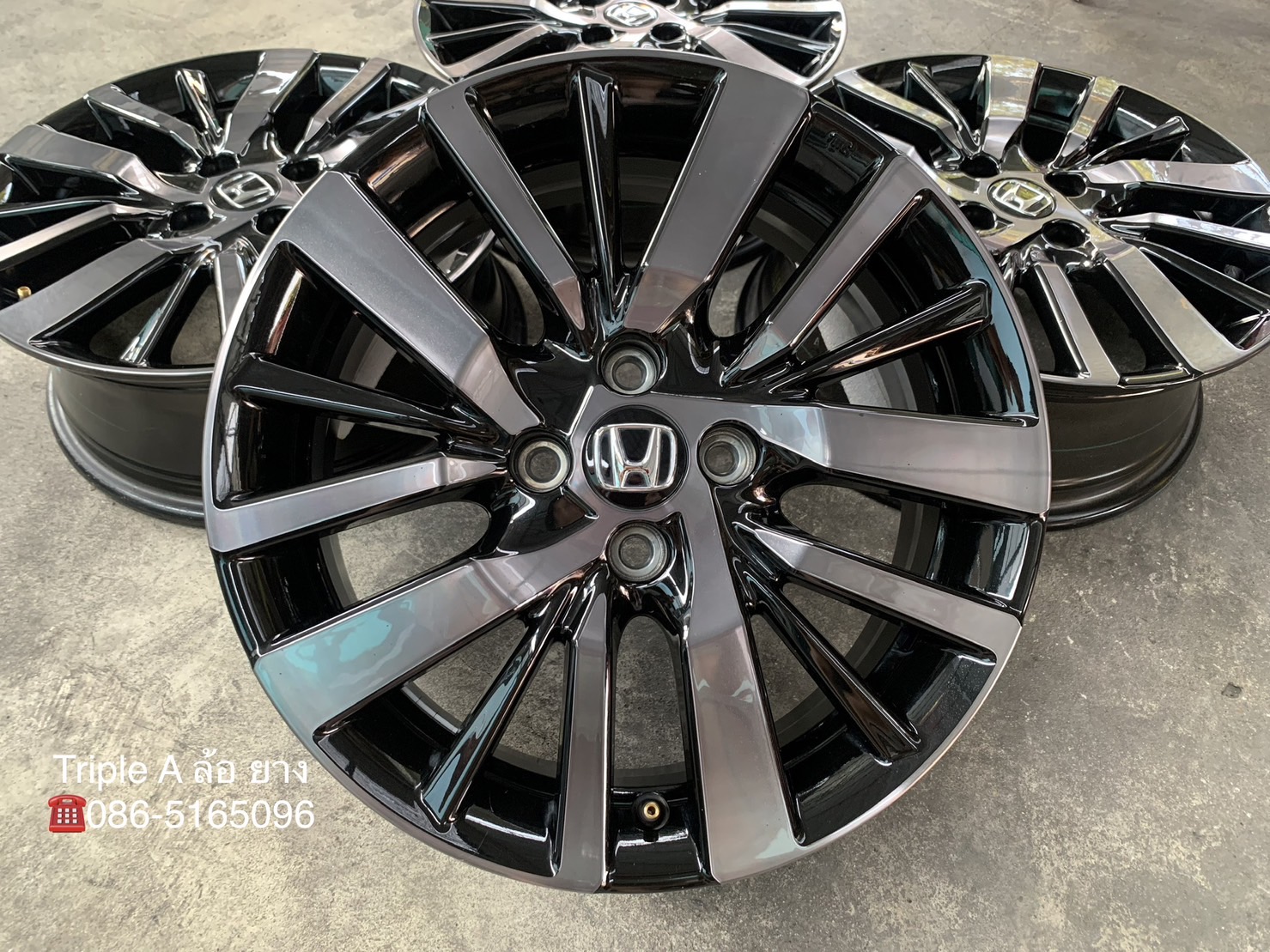 ✨ล้อแม็กป้ายแดง✨Honda City Hatchback รุ่นใหม่ ขอบ 16 ดำหน้าชา💖สวยกริ๊บ💖