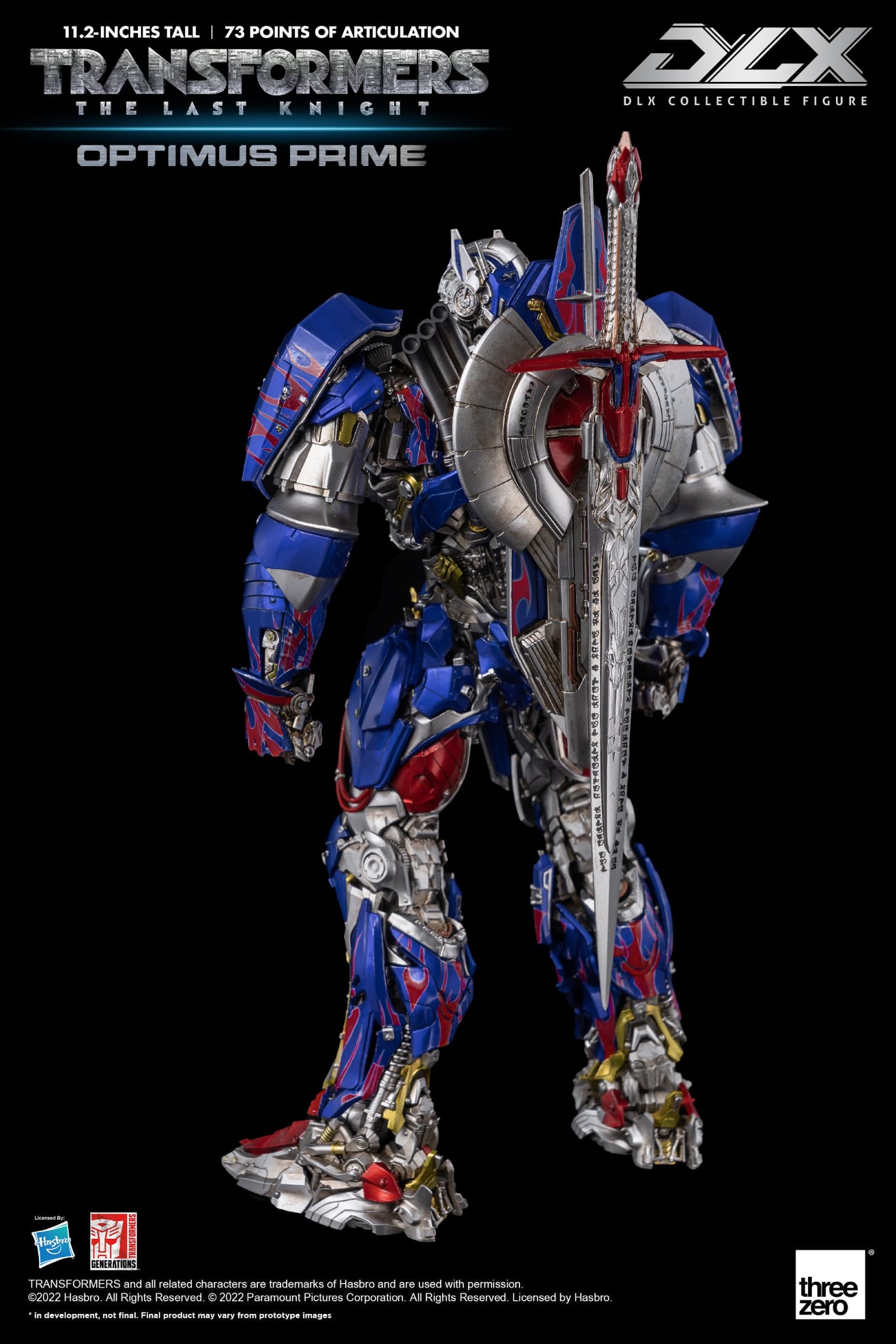 Threezero 3Z04570W0 DLX Transformers: The Last Knight - Optimus Prime