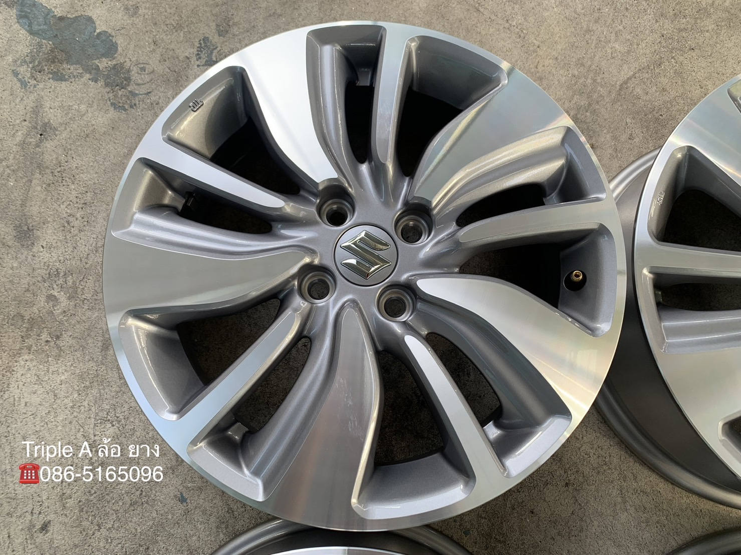 ✨ล้อแม็กป้ายแดง✨Suzuki Swift รุ่นใหม่ล่าสุด ขอบ 16 เทาหน้าเงา💖สวยกริ๊บ💖