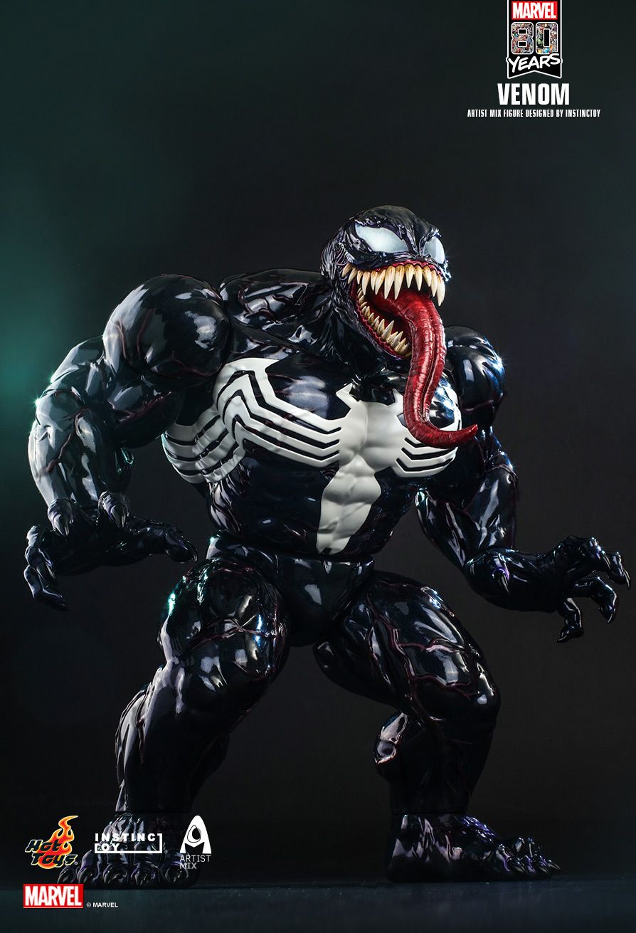 Hot Toys AMC031 MARVEL COMICS 80TH ANNIVERSARY - VENOM ARTIST MIX FIGURE DESIGNED BY INSTINCTOY