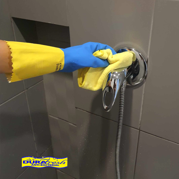 ถุงมือยาง ดูราเฟรช ชนิดเคลือบ 2 ชั้น