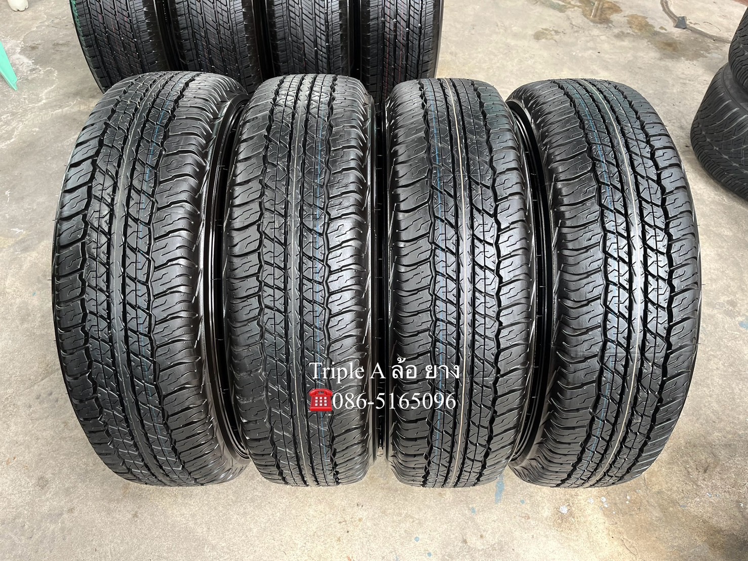 ✨ล้อแม็กป้ายแดง✨Toyota Revo Z Edition 60 ปี ขอบ 17 พร้อมยางป้ายแดง 225-70-17 Dunlop♨ปลายปี 24♨