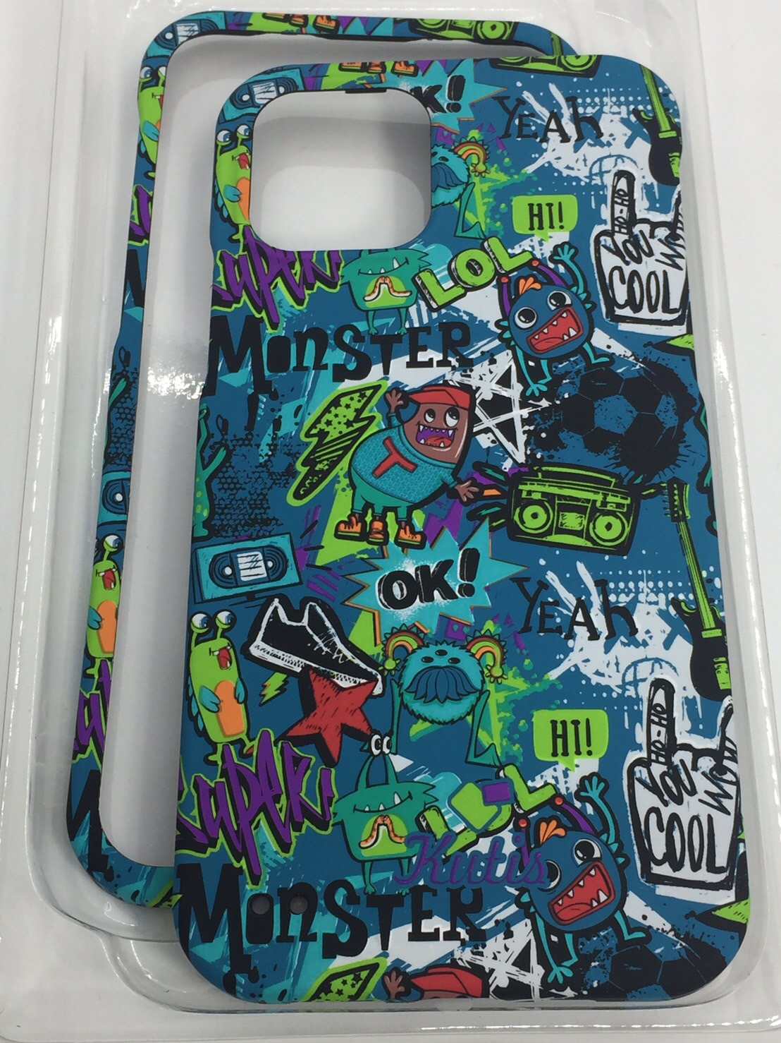 เคสคูทิส(Kutis)เคสไอโฟน12/12PRO(ลายMonster)มาใหม่ เคสประกบหน้า-หลัง เคสเรืองแสง เคสลายวินเทจ ร้านSuperhero Klongthom