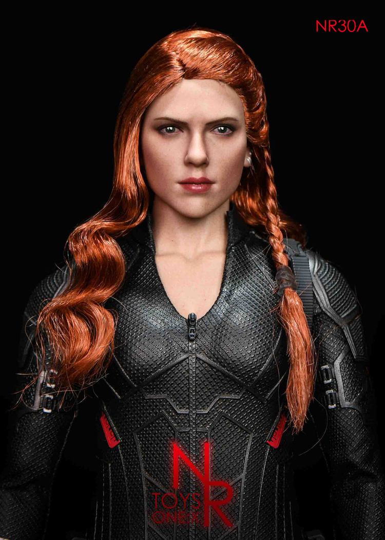 NRTOYS NR30B 1/6 Widow 7.0 Sideburn Hair Female Headsculpt