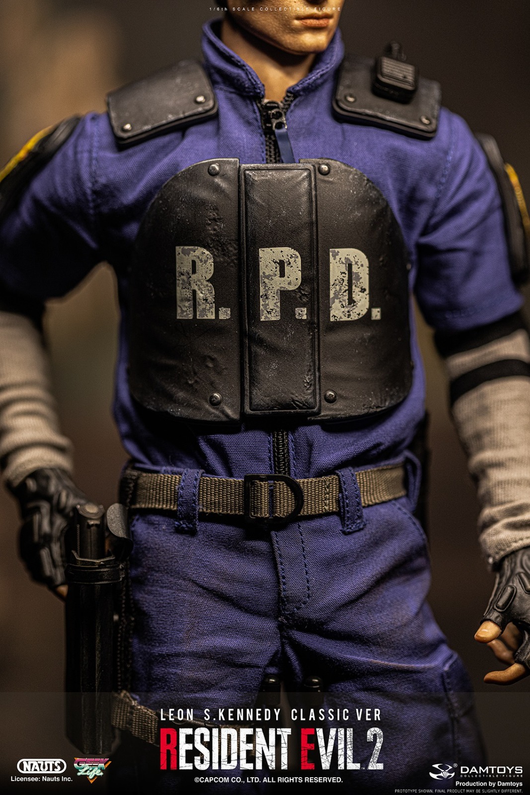 DAMTOYS DMS037 1/6 RESIDENT EVIL 2 - LEON S.KENNEDY (CLASSIC VER)