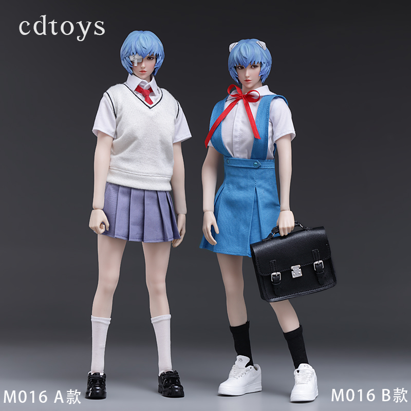 CDToys M016 1/6 EVA New Century Gospel Ayanami COS High School Girls Uniform