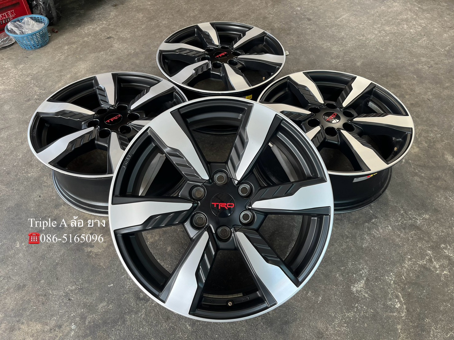 ✨ล้อแม็กแท้💯✨ Toyota Fortuner TRD ขอบ 20 ดำหน้าเงา💖สวยกริ๊บ💖