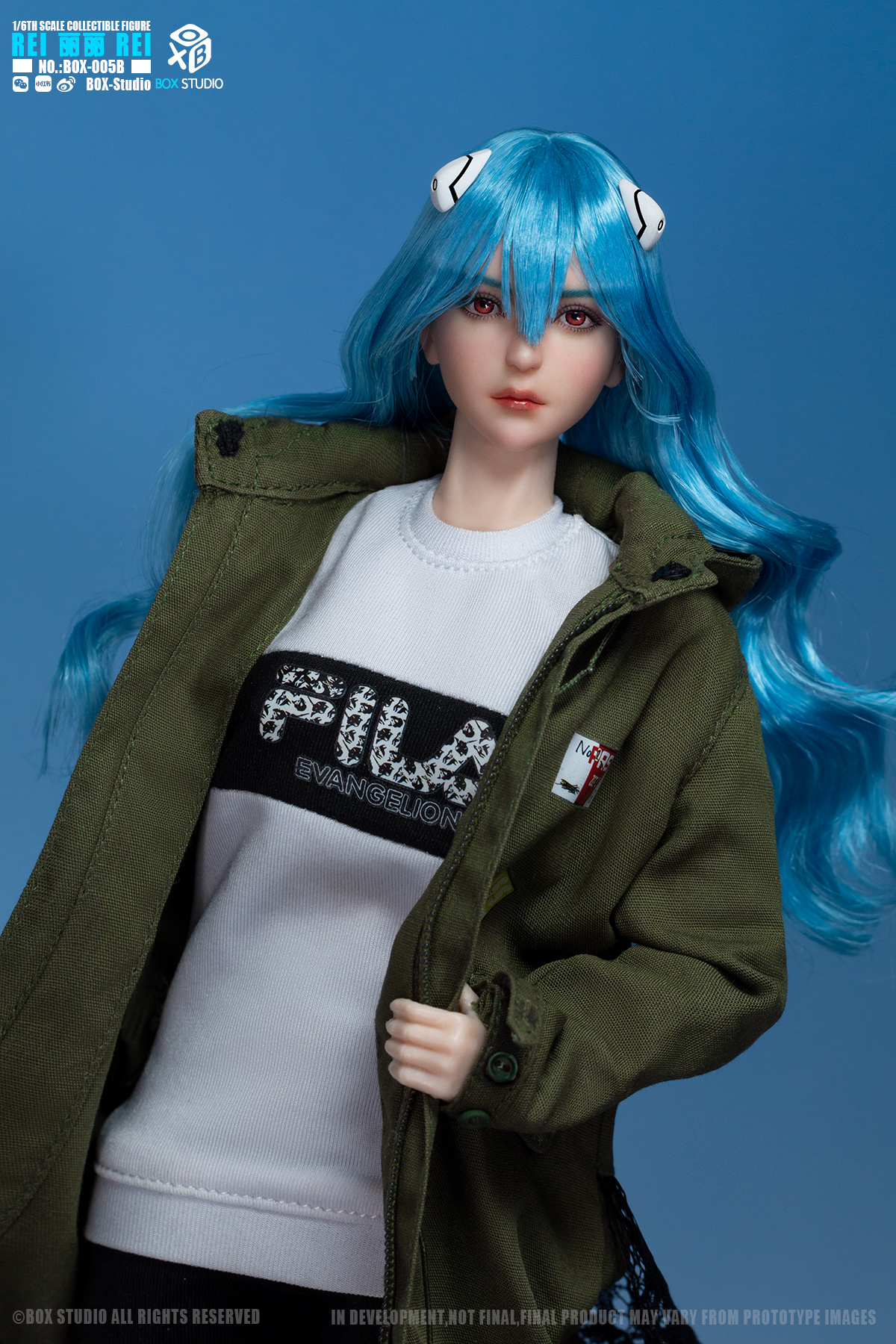 BOX STUDIO BOX-005B 1/6 REI (Long Curly Hair)