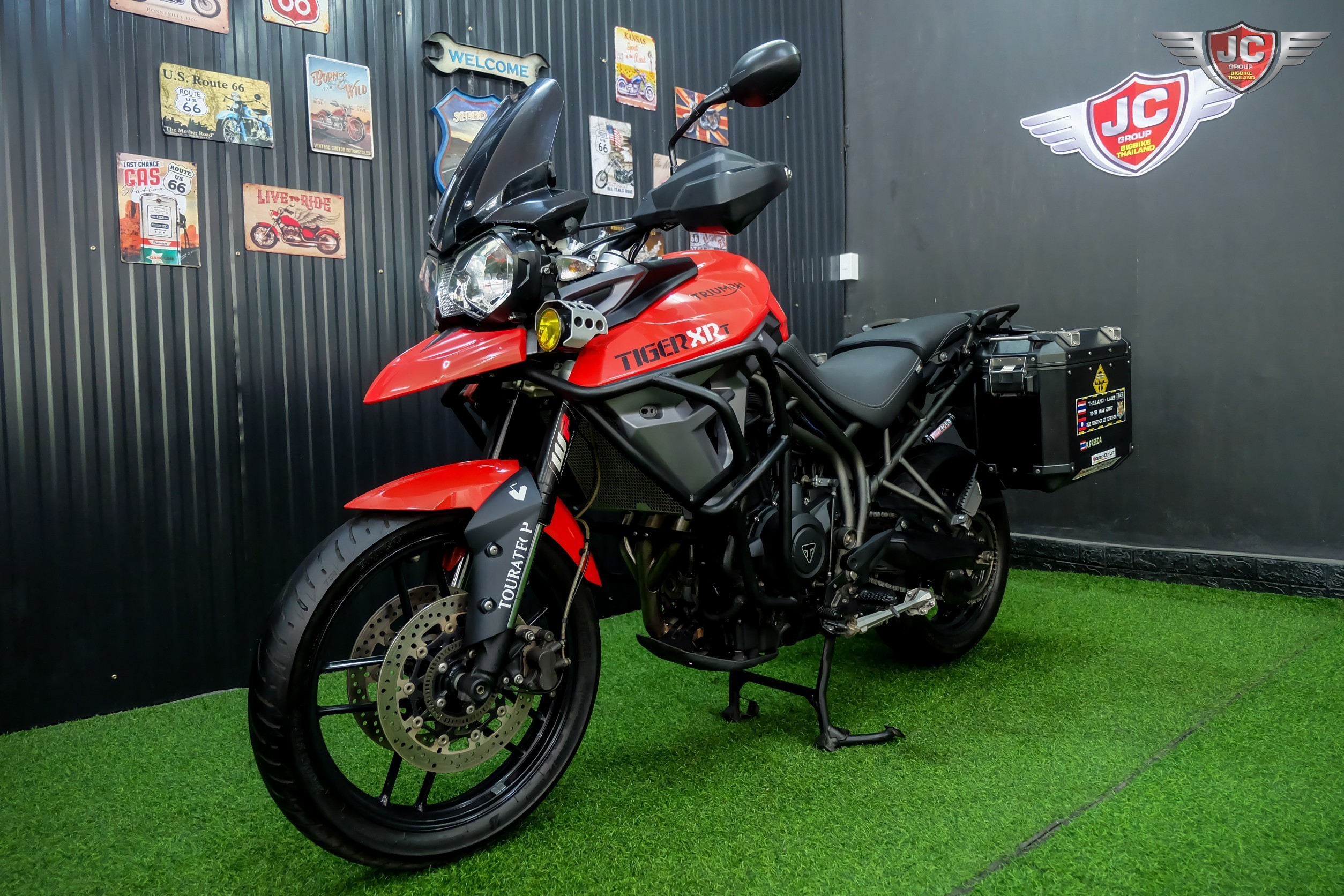 🐯 เสือส้มมาแล้ววว....เอาใจสาย Touring กันหน่อย 🤗 Tiger800XRT จดปี2017 Top สุดในรุ่นล้อแม็ค‼️