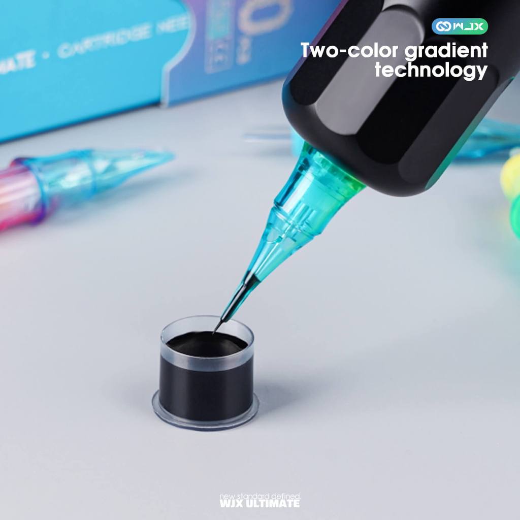 เข็มฮอคสักลาย Tattoo [WJX-Ultimate] 1 กล่อง 10 ชิ้น อุปกรณ์สักลาย