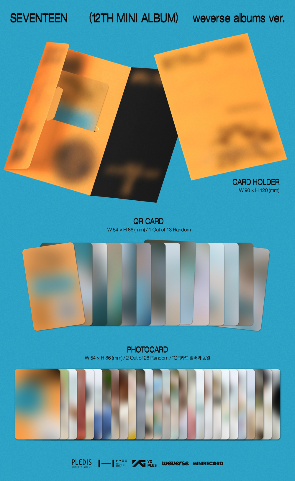 [รับกด+นำเข้าสินค้า] SEVENTEEN - 12th Mini Album (Weverse Albums ver.)