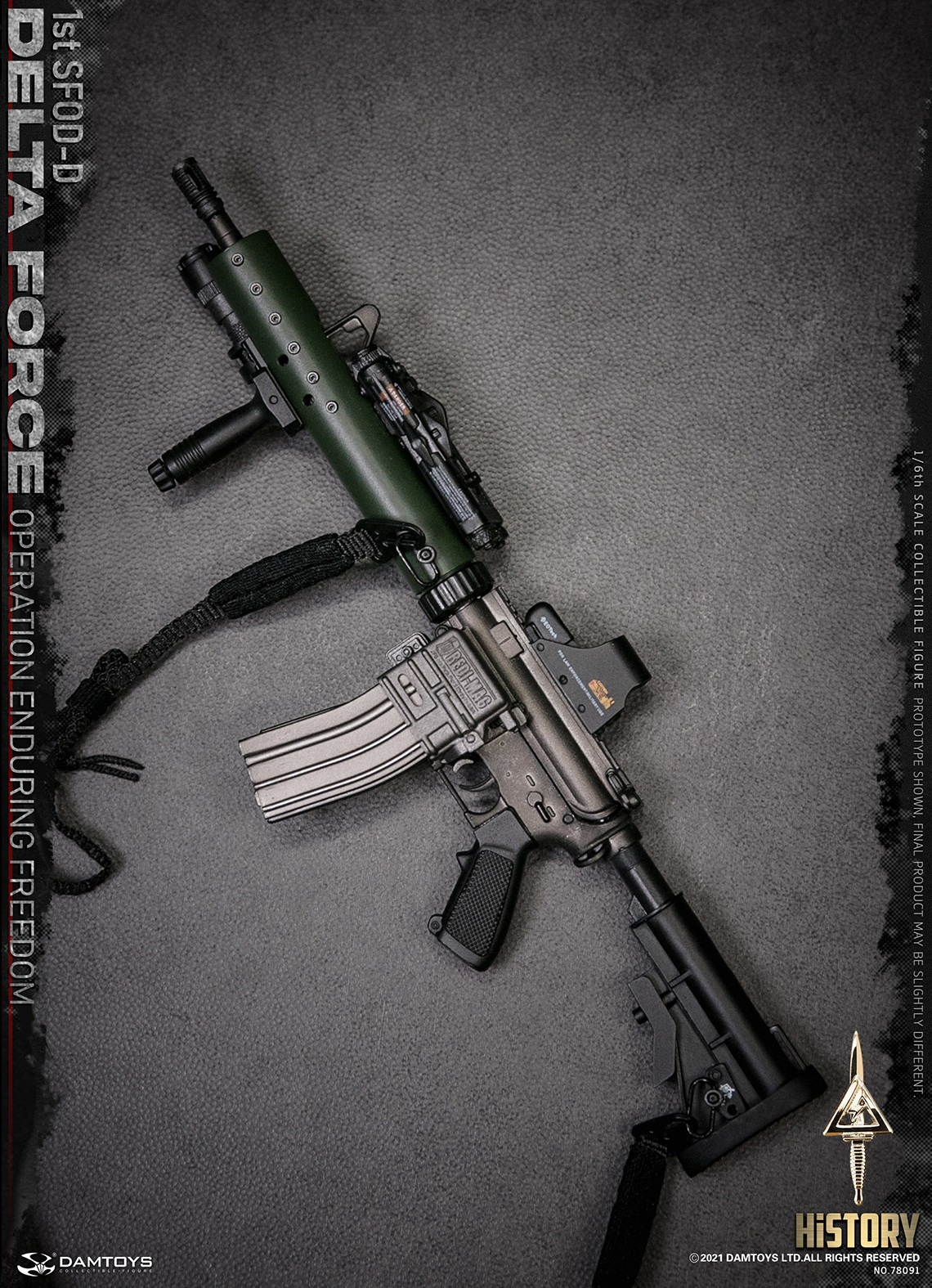 DAMTOYS 78091 1/6 1st SFOD-D OPERATION ENDURING FREEDOM DELTA FORCE