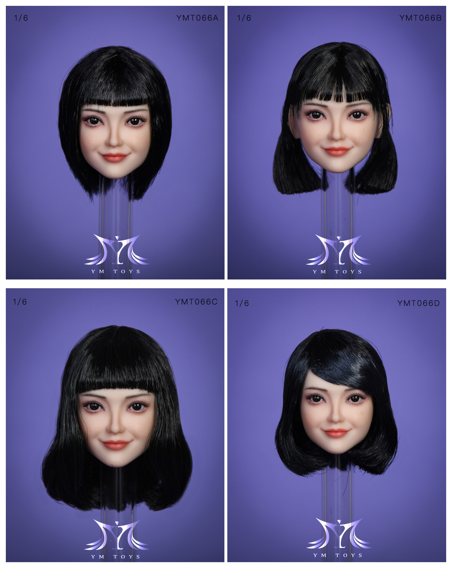 YMTOYS YMT066 1/6 Female Headsculpt Small Circular 2.0