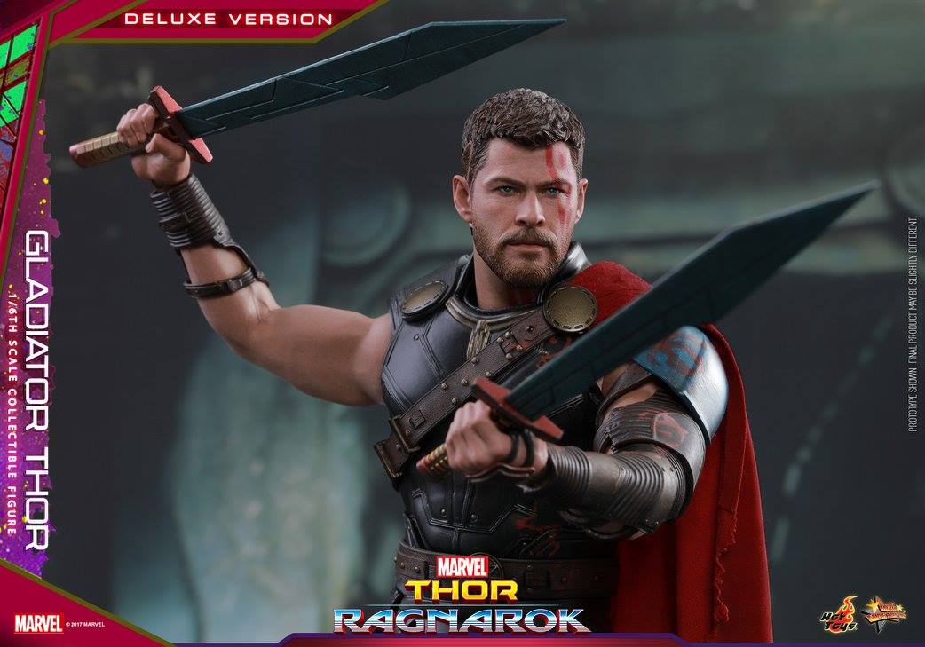 Hot Toys MMS445 THOR RAGNAROK - GLADIATOR THOR (DELUXE VERSION)