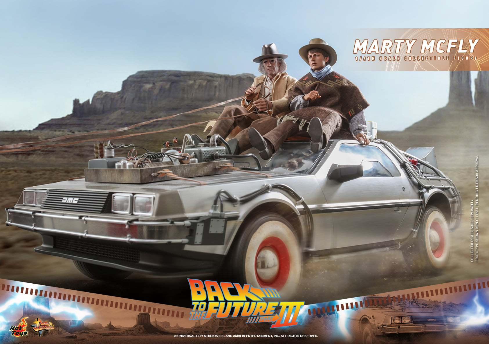 Hot Toys MMS616 1/6 Back to the Future Part III - Marty McFly