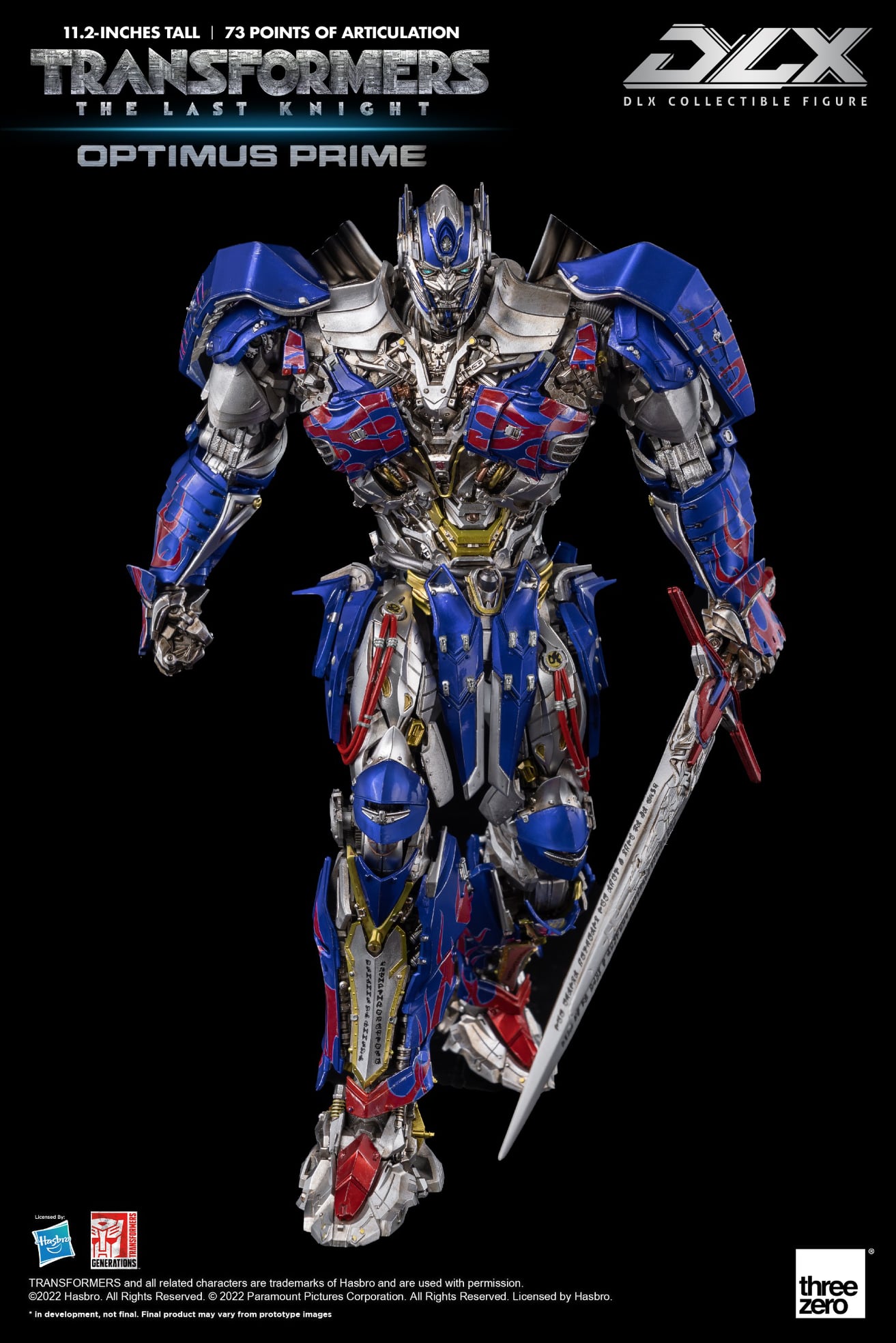 Threezero 3Z04570W0 DLX Transformers: The Last Knight - Optimus Prime