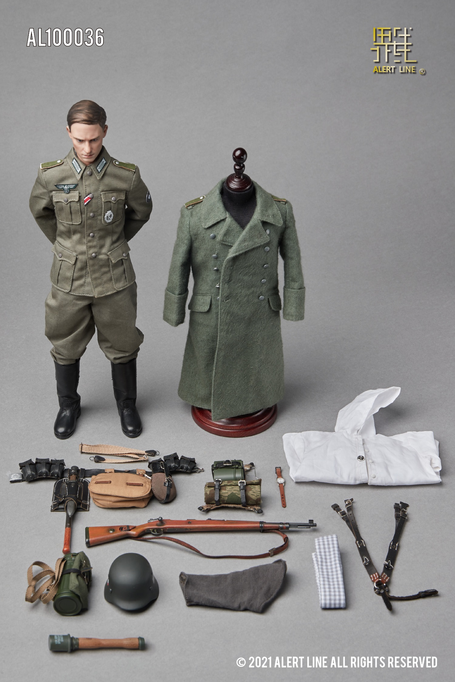 Alert Line AL100036 1/6 WWII German Army Soldier