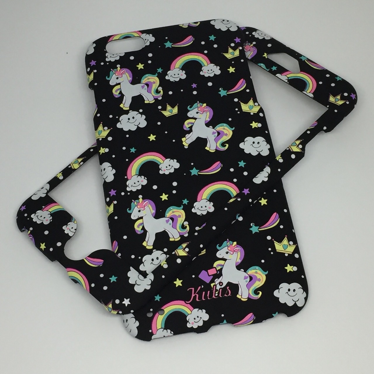 เคสคูทิส (Kutis) ไอโฟน6พลัส,6Sพลัส(ลายม้าโพนี่สีดำ)