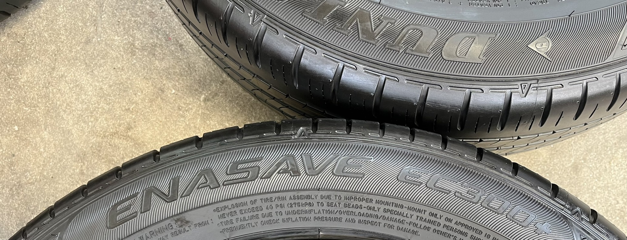 ✨ยางป้ายแดง✨185-60-16 Dunlop💖สวยกริ๊บ💖