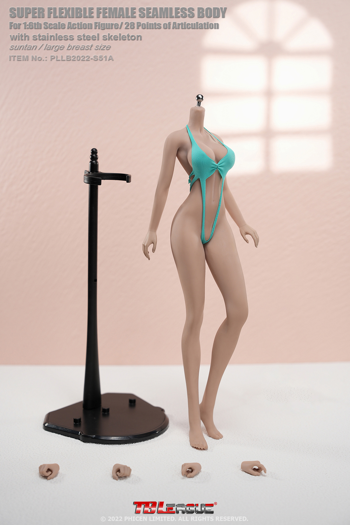 TBLeague S50B,S51B Body 1/6 Female Body Without Heaadsculpt