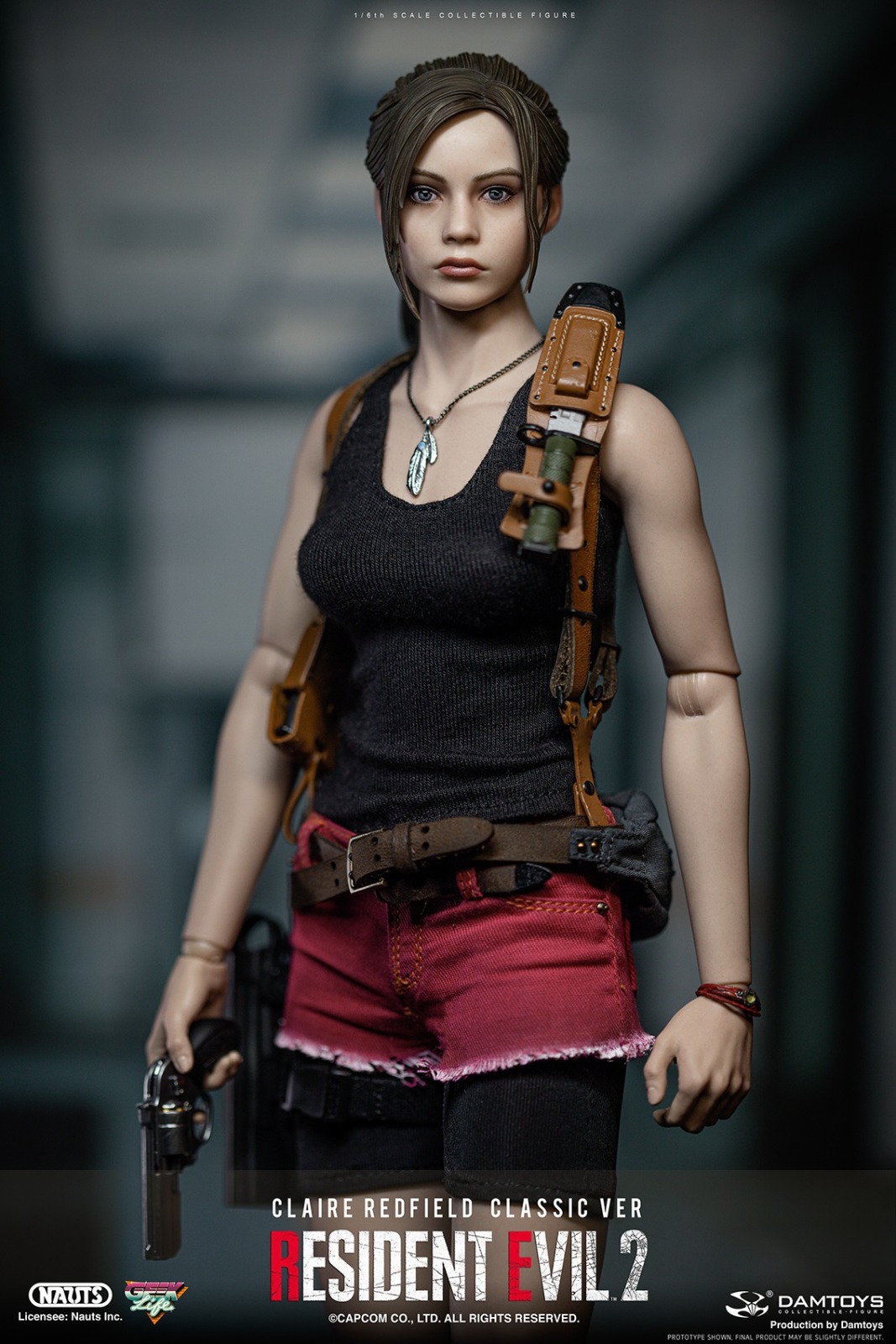 DAMTOYS DMS038 1/6 RESIDENT EVIL 2 - CLAIRE REDFIELD (CLASSIC VER)