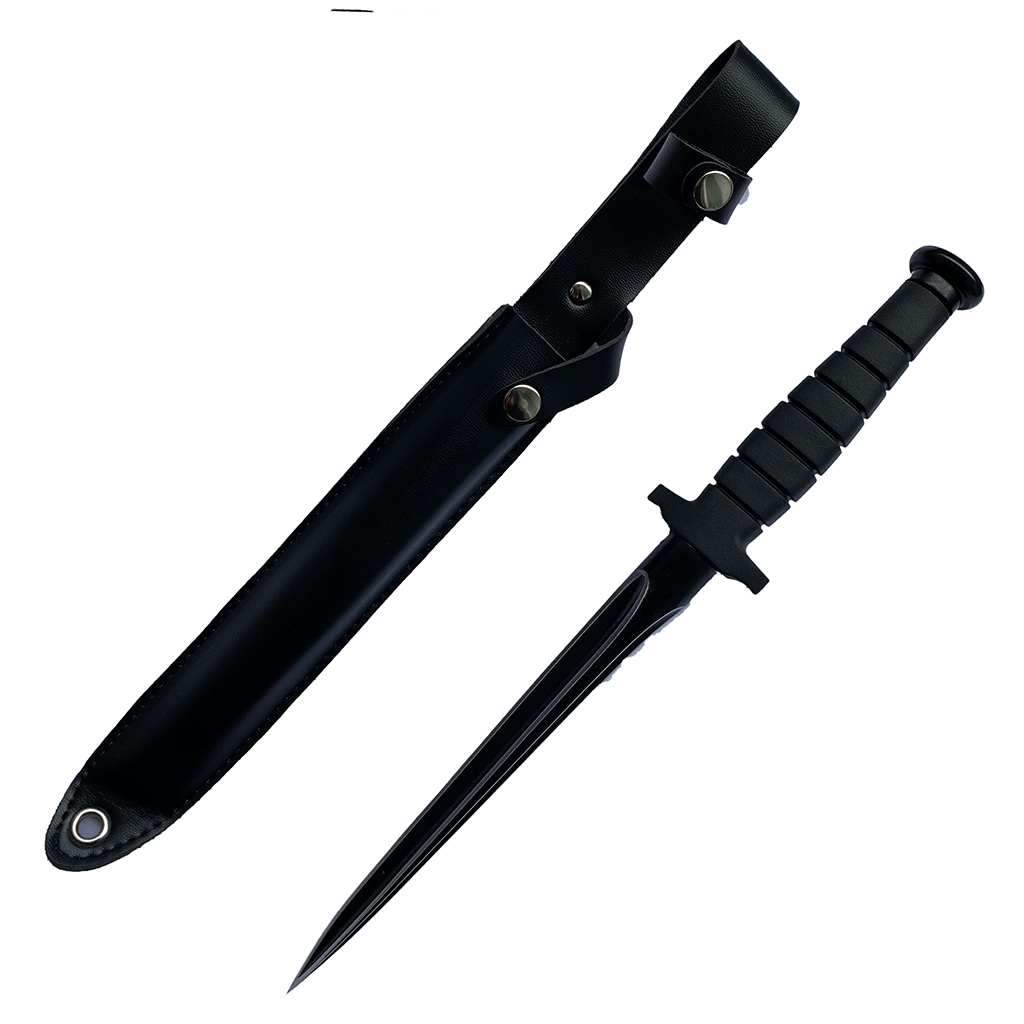 มีดขูดชาร์ป เหล็กขูดชาร์ปขนาด 13.6 นิ้ว (34.5 ซม.) ด้ามโพลีเมอร์ พร้อมซองหนังร้อยเข็มขัดสำหรับเก็บ