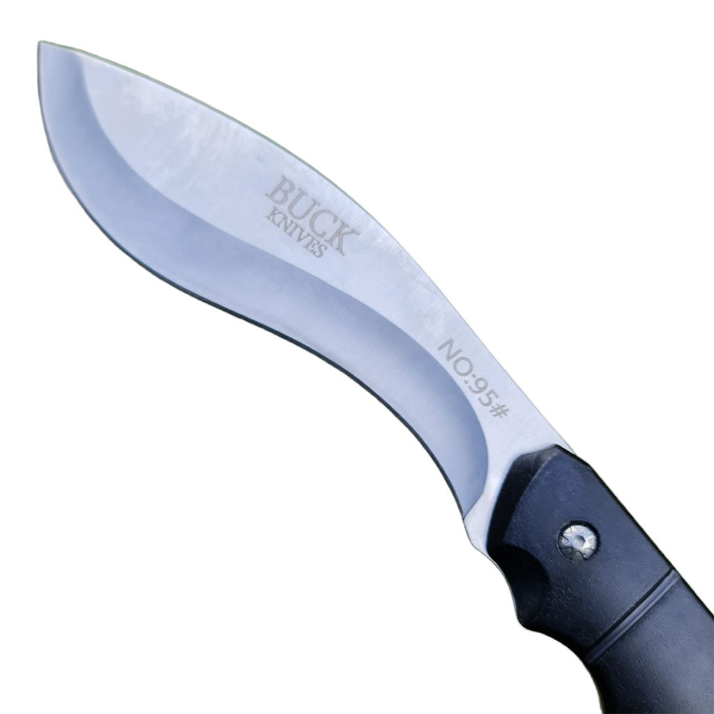 มีดเดินป่า มีดใบตาย BUCK Knives No.95 ขนาด 10.6 นิ้ว (27 ซม.) พร้อมซองมีดร้อยเข็มขัดสำหรับเก็บมีด