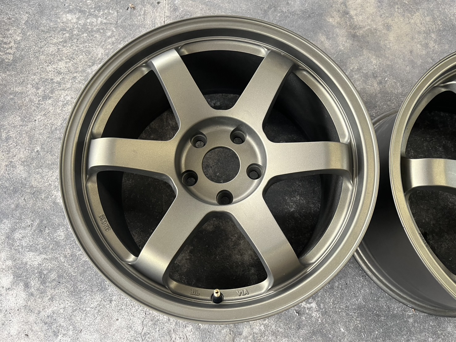 ✨ล้อแม็ก 2 วง✨5รู114✨TE37 ขอบ 17 (งาน ROTA)