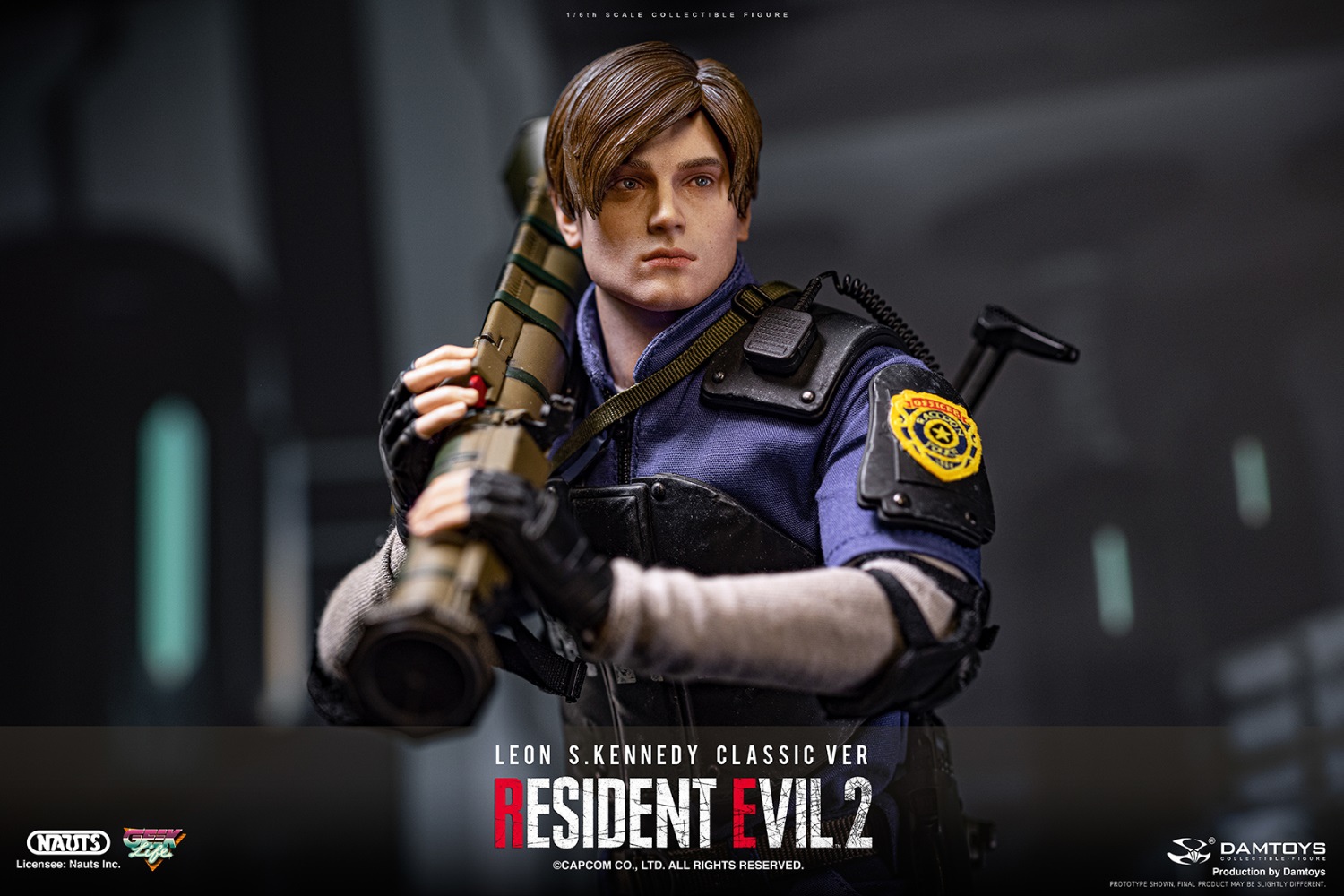 DAMTOYS DMS037 1/6 RESIDENT EVIL 2 - LEON S.KENNEDY (CLASSIC VER)