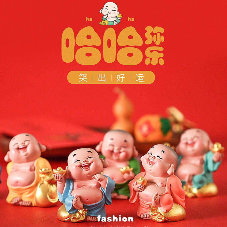 ตุ๊กตาเทพเจ้าจีน,พระสังกัจจายน์ สัญลักษณ์แห่งความอุดมสมบูรณ์ ตุ๊กตาแต่งบ้านเสริมดวงการงาน การเงิน ค้าขาย แก้ปีชง