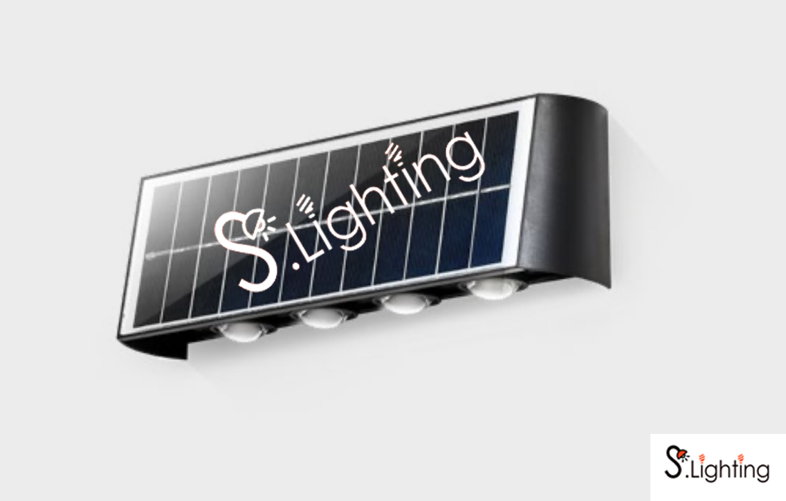 โคมไฟติดผนังภายนอก 10-SOLARWALL-8W30K-WASH
