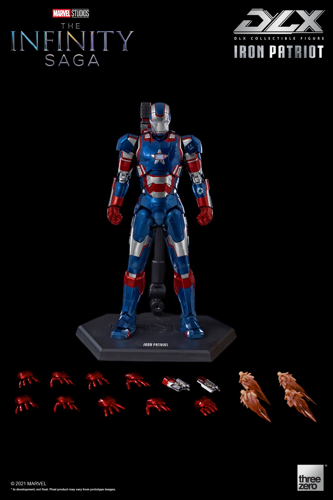threezero 3Z02570C0 DLX The Infinity Saga - Iron Patriot