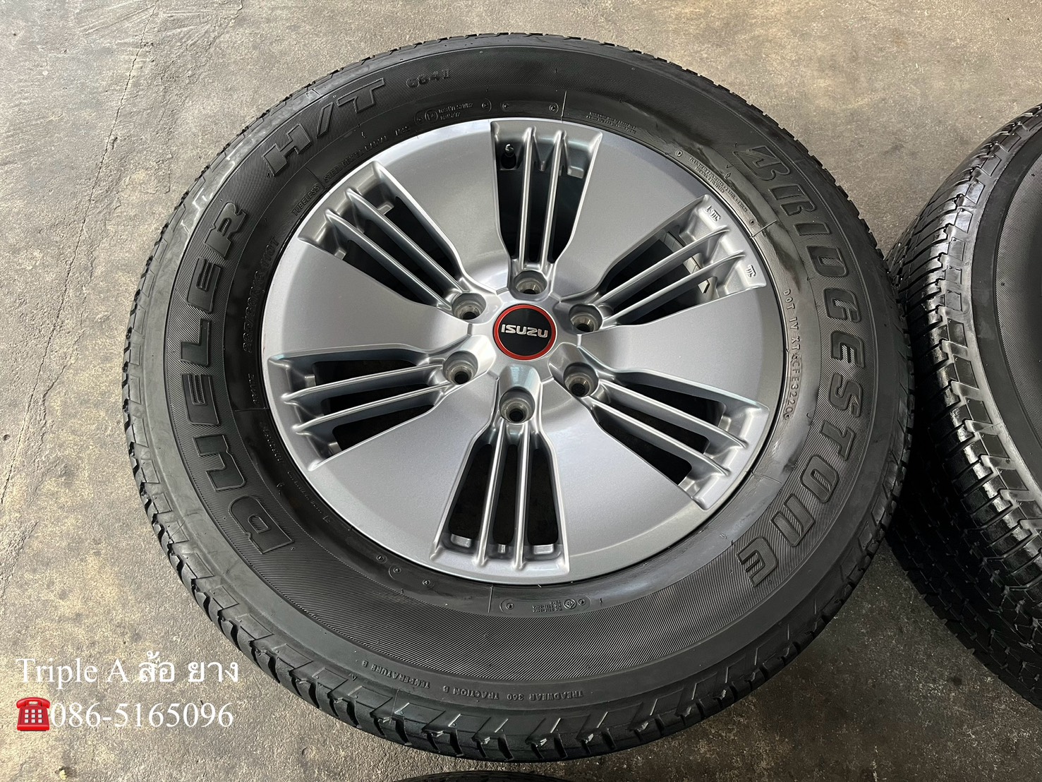 ✨ล้อแม็ก✨ISUZU D-Max ขอบ 18 สีเทา พร้อมยาง 265-60-18 Bridgestone ปี 20