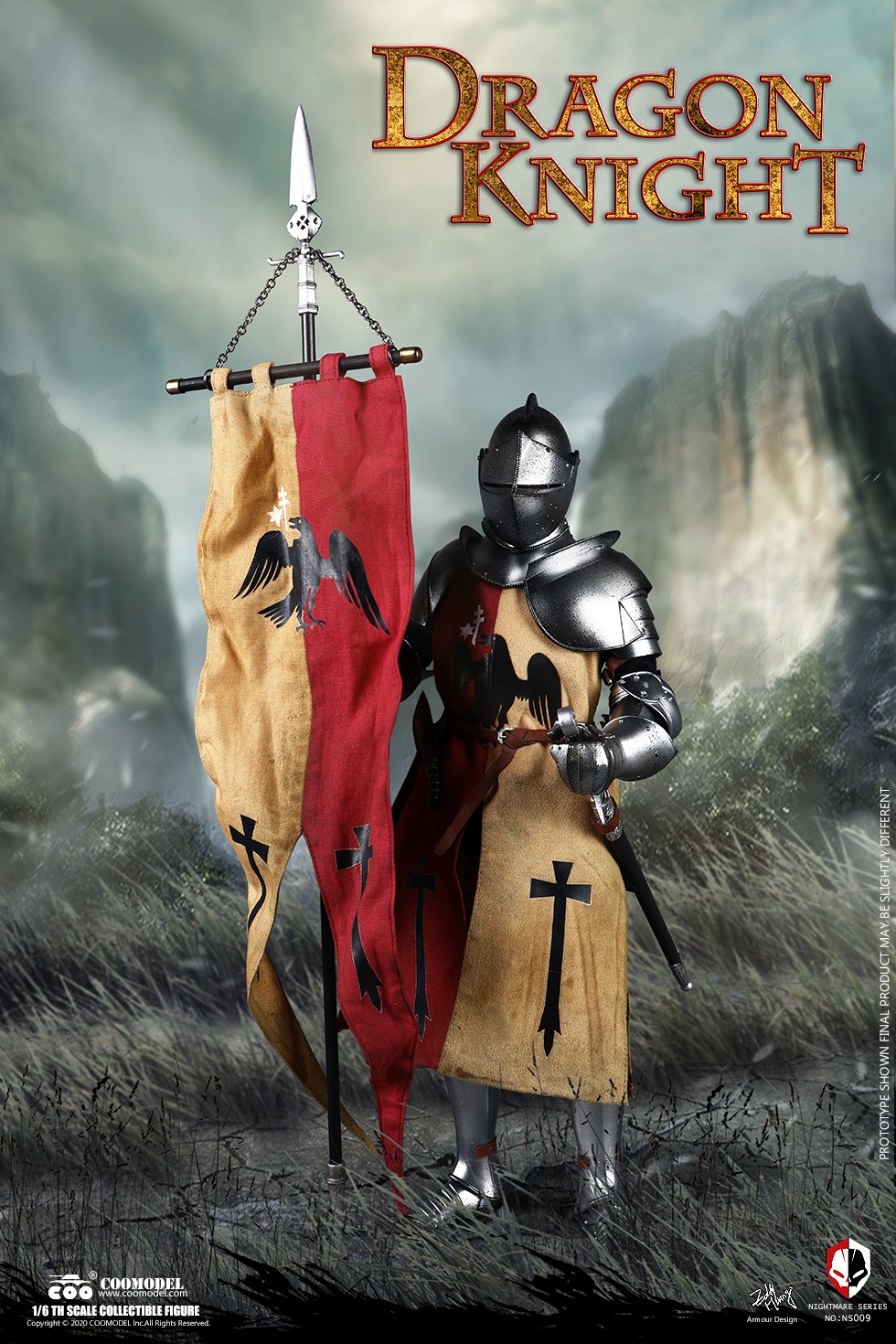 COOMODEL NS009 1/6 NIGHTMARE SERIES (DIECAST ALLOY) - DRAGON KNIGHT
