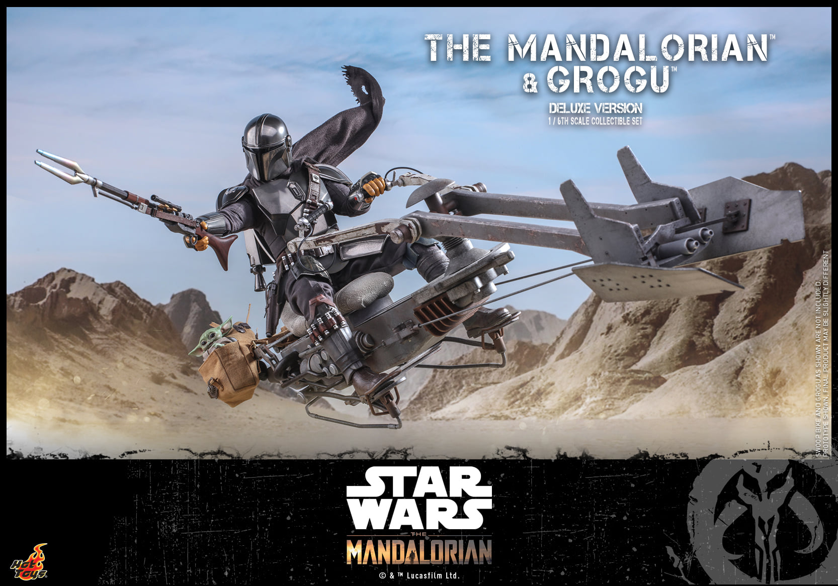 Hot Toys TMS052 1/6 Star Wars: The Mandalorian™ - The Mandalorian™ and Grogu™ (Deluxe Version)