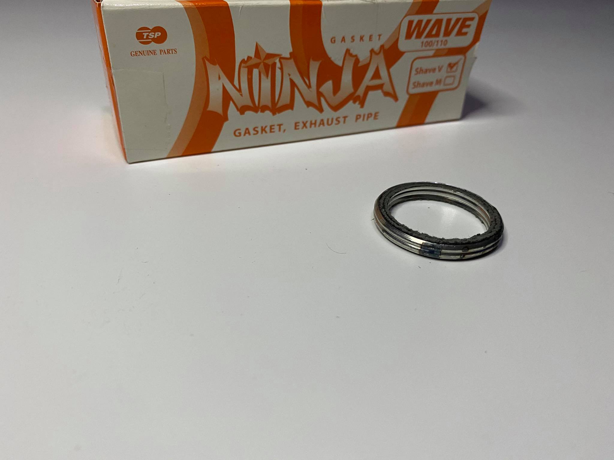 ท่อเดิมเวฟ100s รุ่นเก่า ปี2003 แถมฟรีปะเก็นคอท่อ นบ