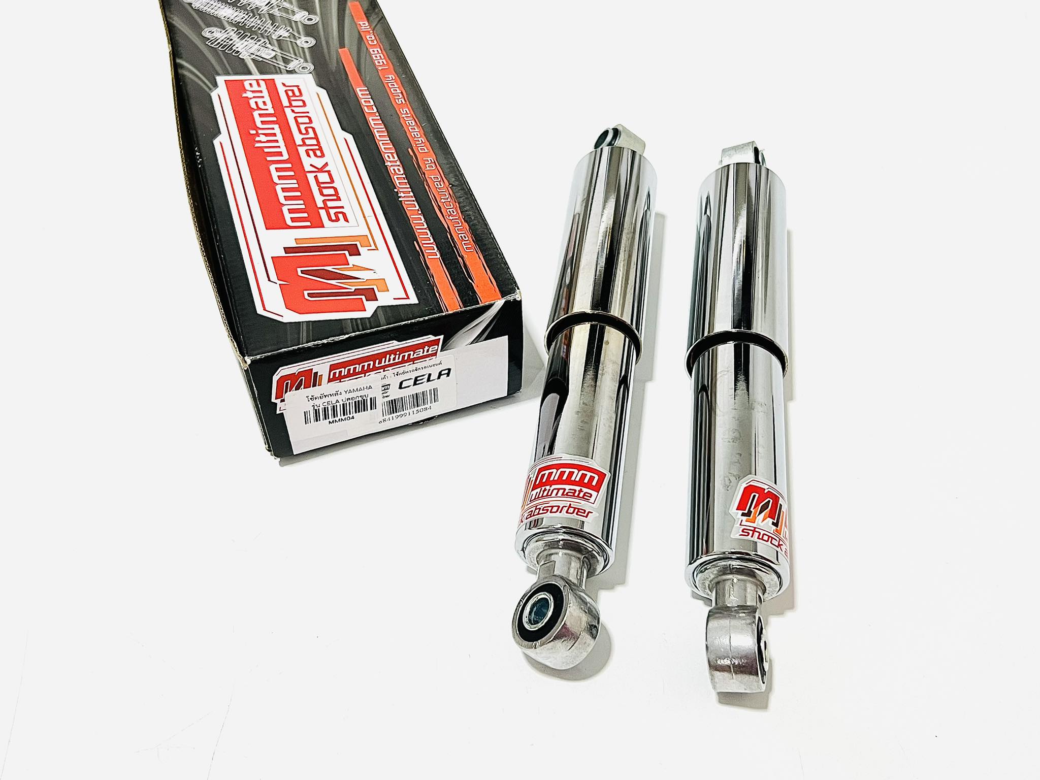 โช๊คหลัง เซล่า cela สีชุบ L1-4