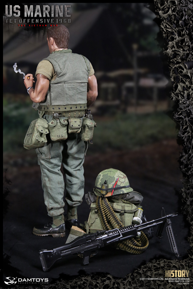 DAMTOYS 78038 HISTORY SERIES 16 U.S.MARINE (TET OFFENSIVE,1968) - VIETNAM WAR