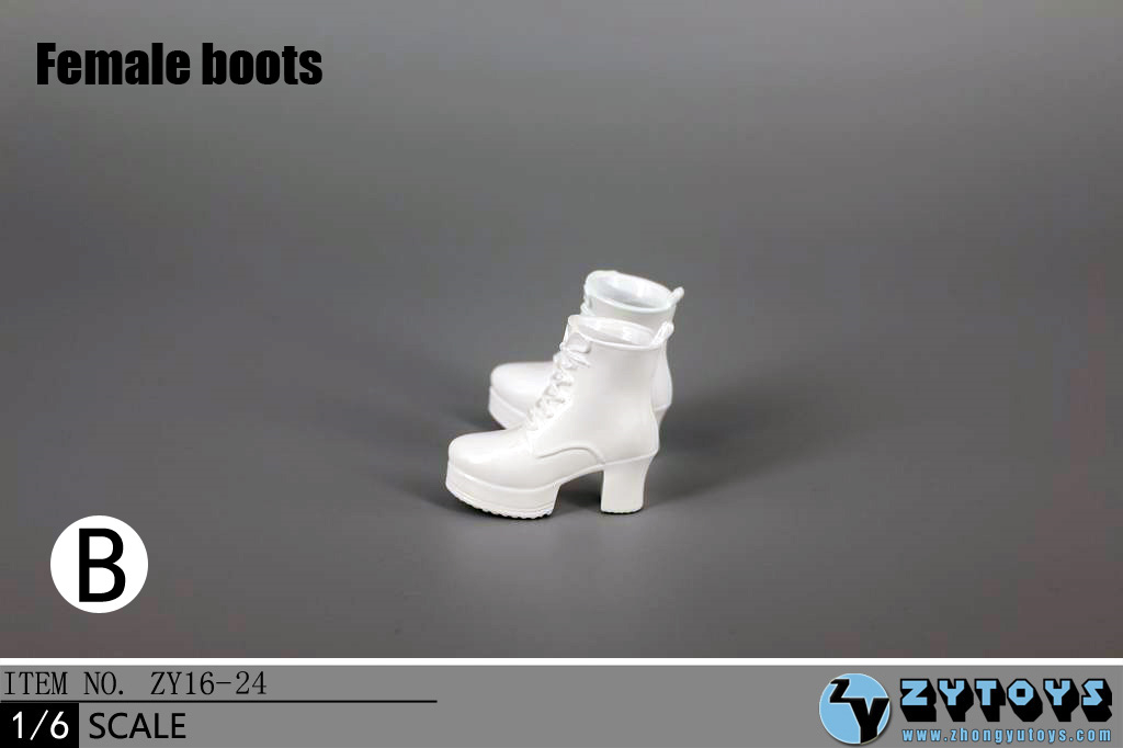 ZY Toys ZY16-23A Men's Leather Boots Black