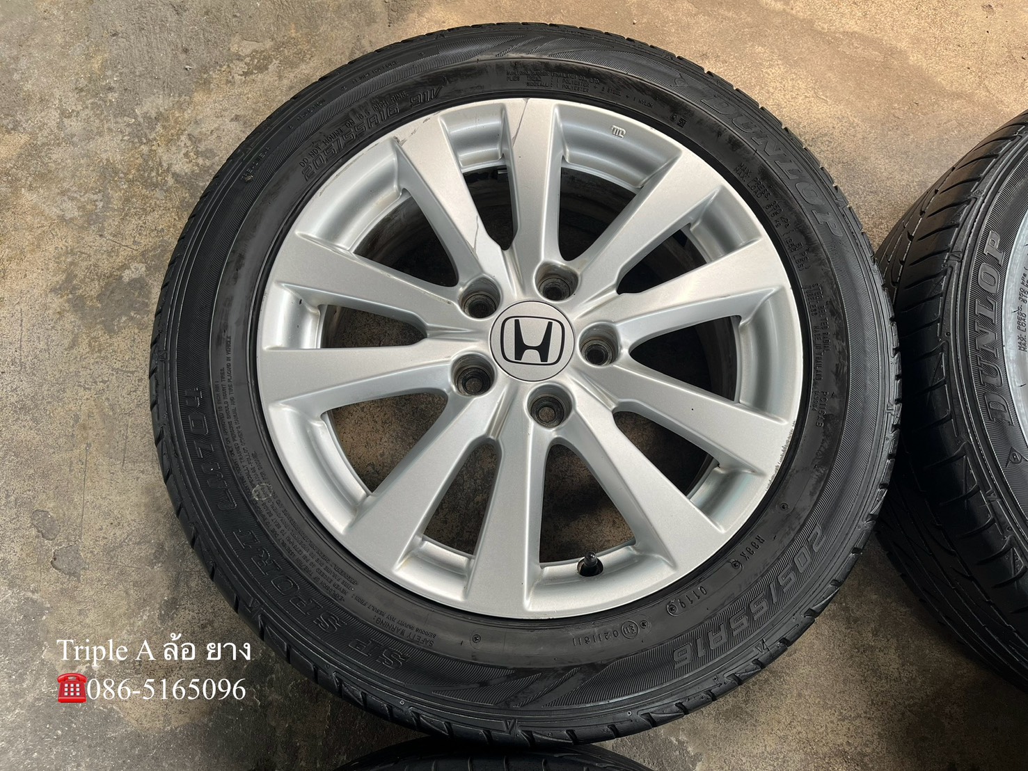 ✨ล้อแม็กพร้อมยาง 5รู114✨Honda Civic FB ขอบ 16