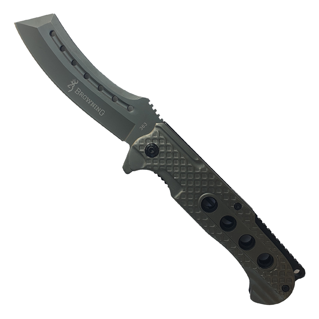 มีดพับ BROWNING 363 ขนาด 8.9 นิ้ว (22.5 ซม.) สี Titanium