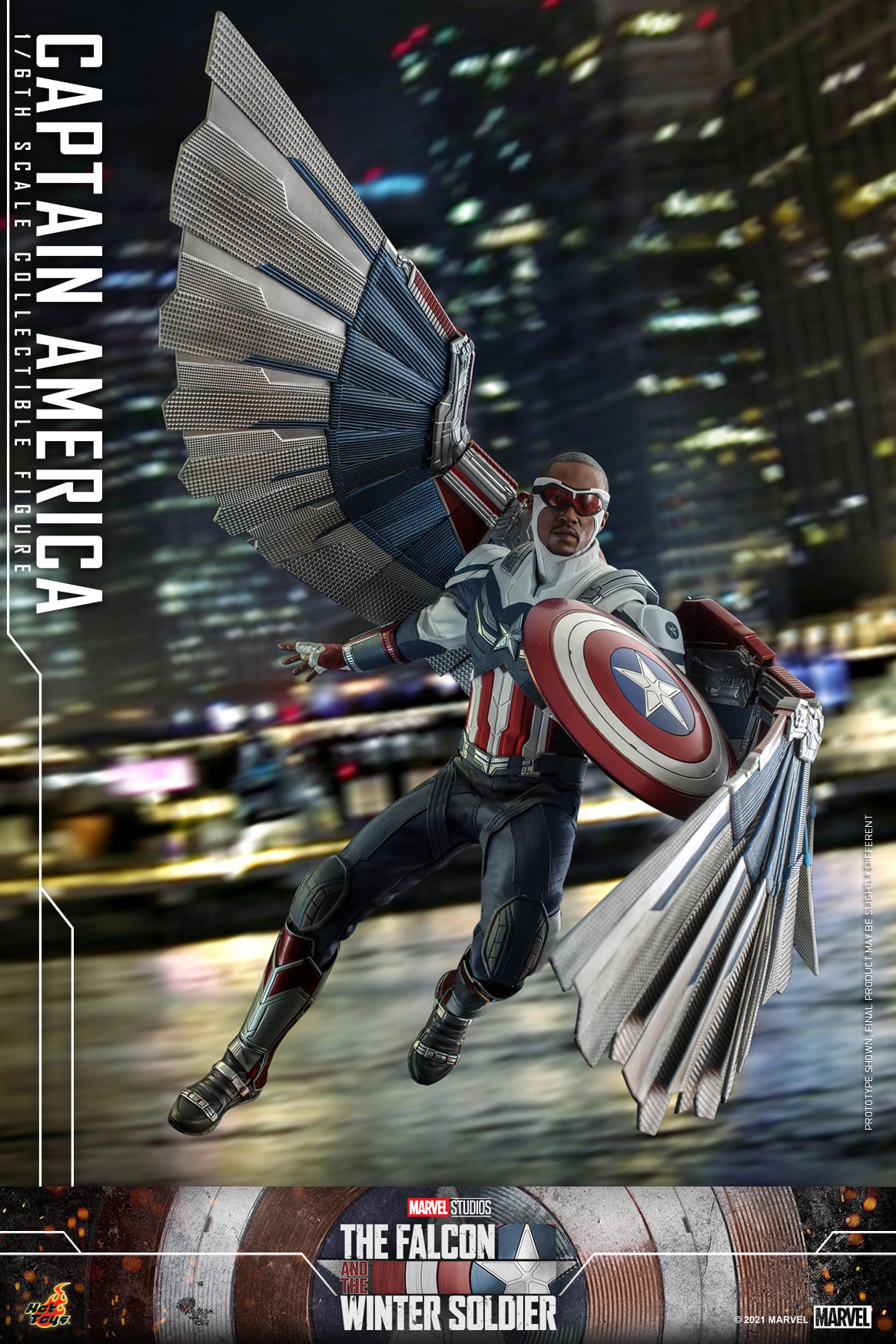 Hot Toys TMS040 1/6 The Falcon and the Winter Soldier - Captain America