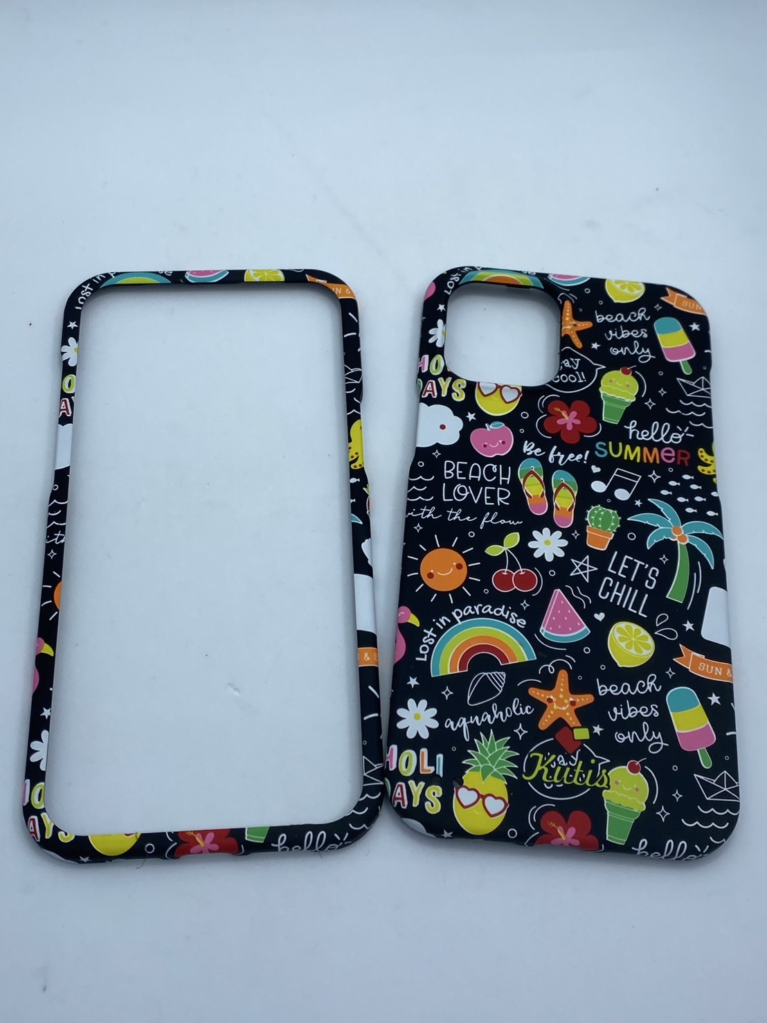 เคสคูทิส(Kutis)เคสไอโฟน12PROMAX(ลายHello Summer)มาใหม่ เคสประกบหน้า-หลัง เคสเรืองแสง เคสลายวินเทจ ร้านSuperhero Klongthom