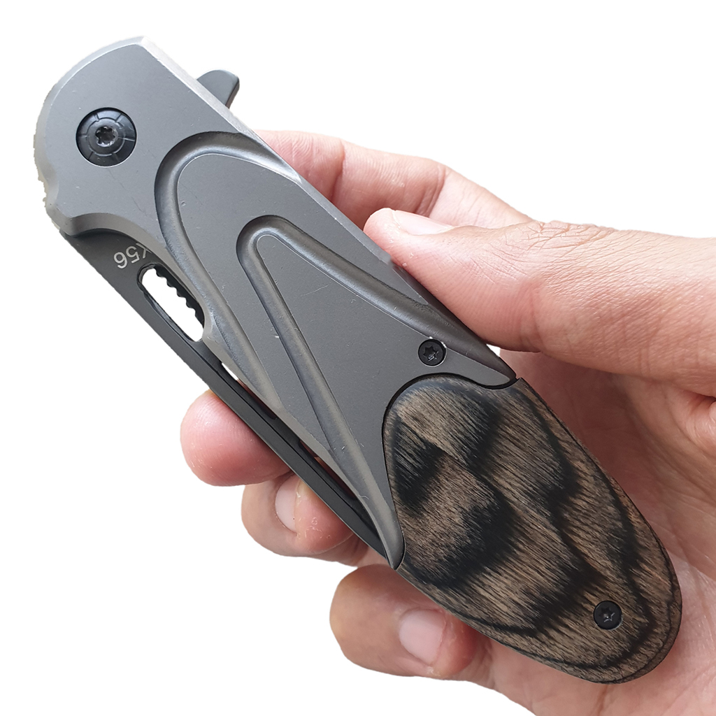 มีดพับ BROWNING X56 ขนาด 8.7 นิ้ว (22 ซม.) ด้ามเข้าประกับไม้