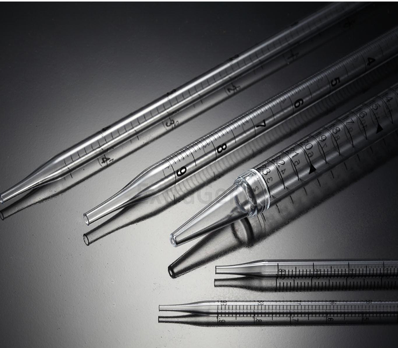 Serological pipette 10ml, Orange plastic(200ea/cs)-ปิเปตพลาสติกชนิดสเตอไรด์ 10 ml(200ชิ้น/ลัง)