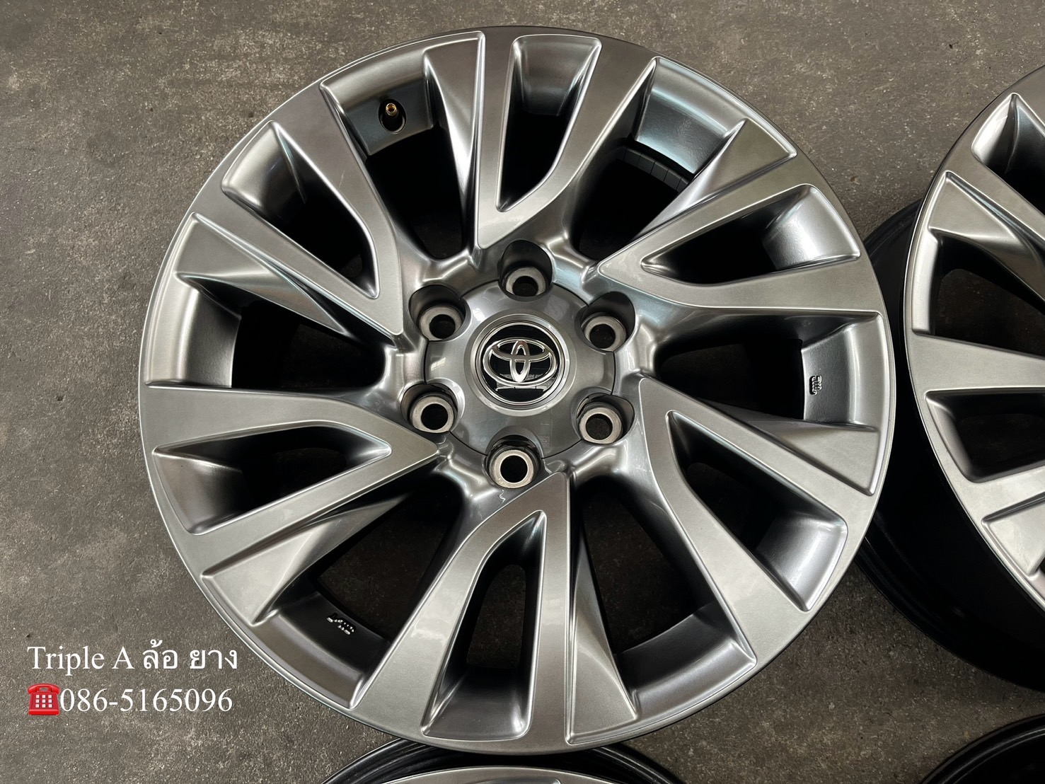 ✨ล้อแม็ก 6รู139✨Toyota Fortuner รุ่นใหม่ล่าสุด ขอบ 18 สีไฮเปอร์💖สวยกริ๊บ💖